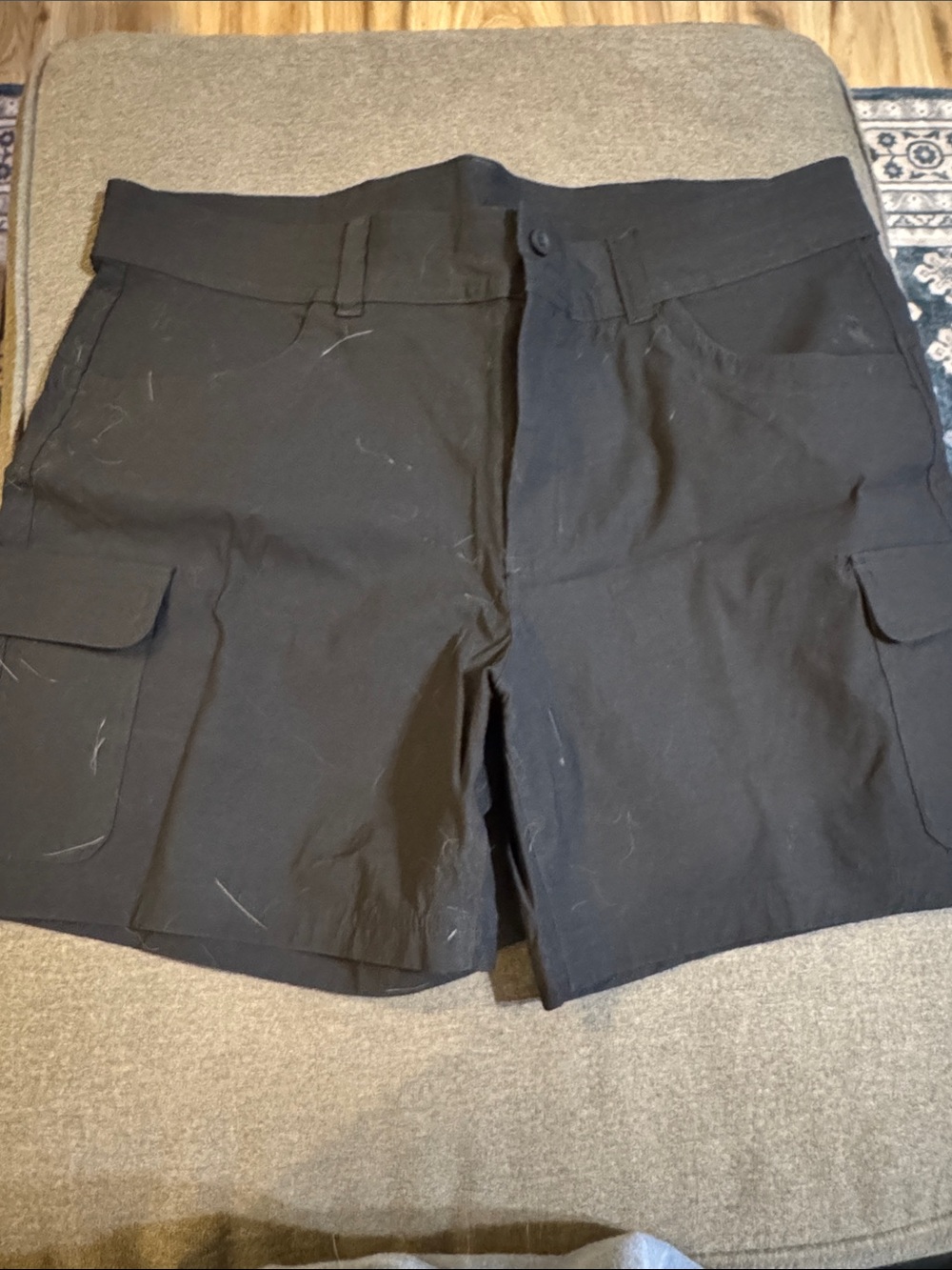 Women’s black Eddie Bauer hiking shorts